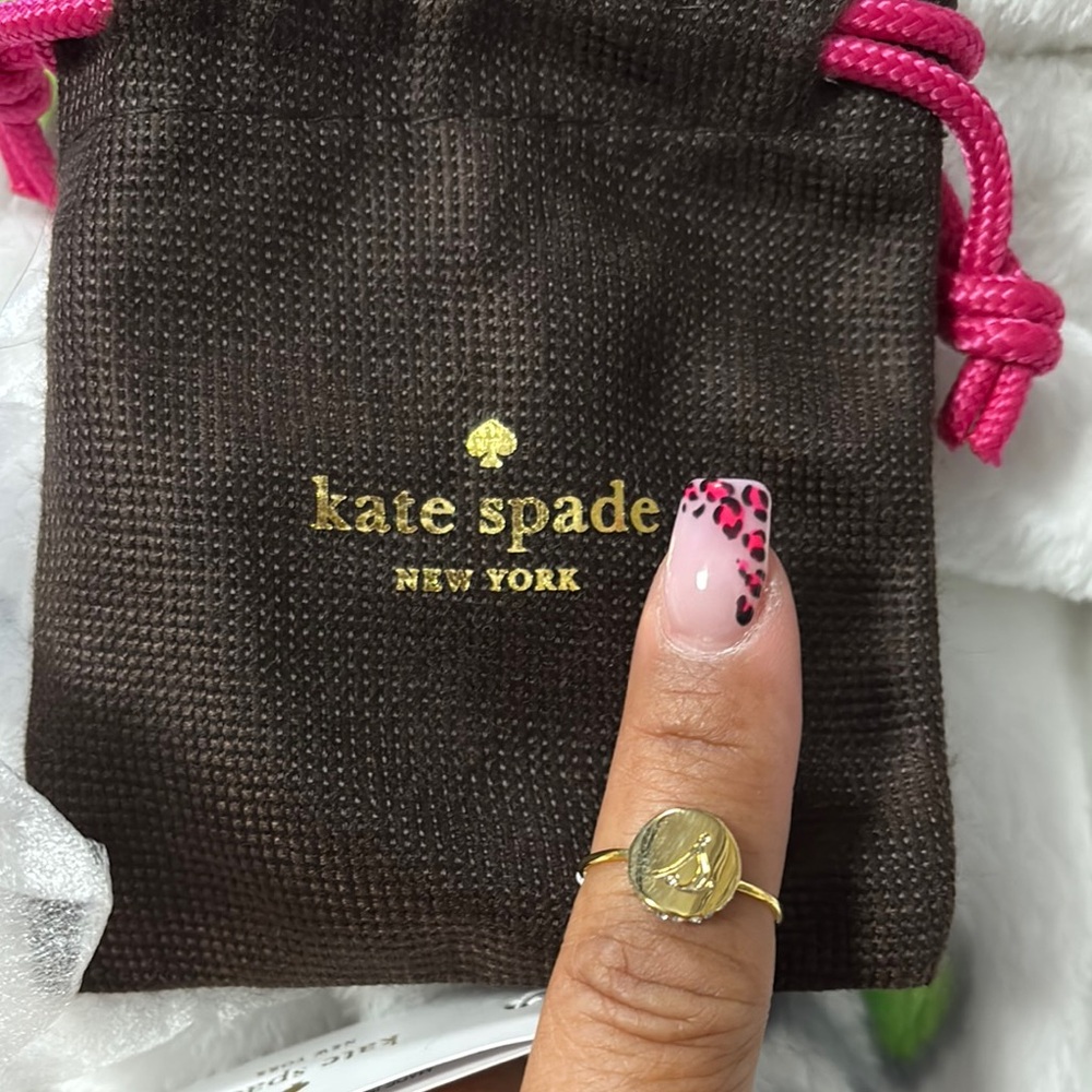 Kate Spade Gold Initial Ring “S”